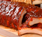 Costelinha com barbecue